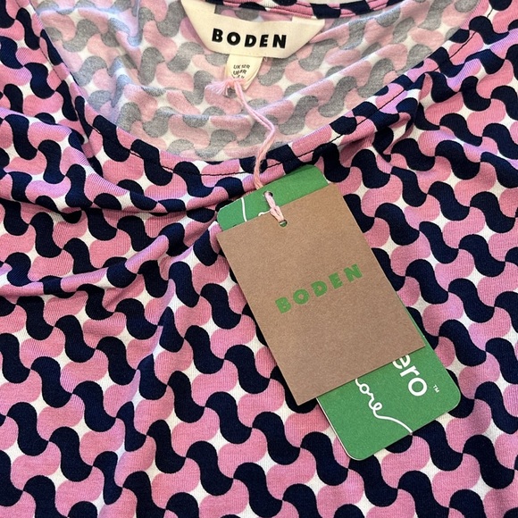 NEW Boden | Amelie Long Sleeve Dress | Sherbert Terrace Swirl | 8R | NWT‎ - Picture 8 of 16